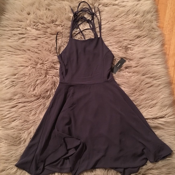 Lulus Dresses & Skirts - LULUS LACE-UP DRESS (new with tags)